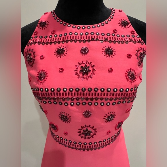 Kate Spade embellished A-line Dress in Pink | Size 4 - Picture 2 of 8